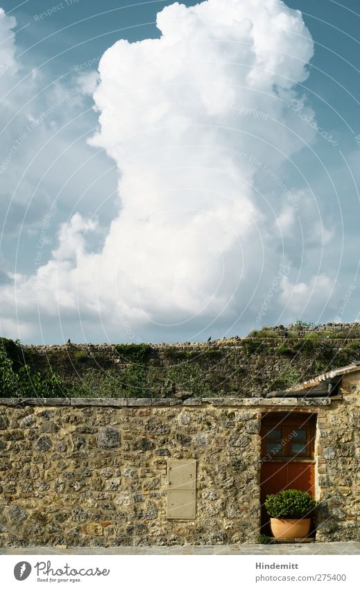 Just one word: Tuscany Vacation & Travel Tourism Trip Summer Clouds Storm clouds Spring Beautiful weather Italy Village Deserted House (Residential Structure)