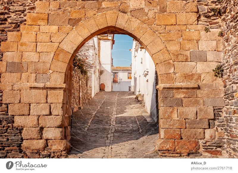 Medieval village Monsaraz in Alentejo Portugal Vacation & Travel Tourism Sightseeing City trip Winter Architecture Europe Village Small Town Downtown Old town