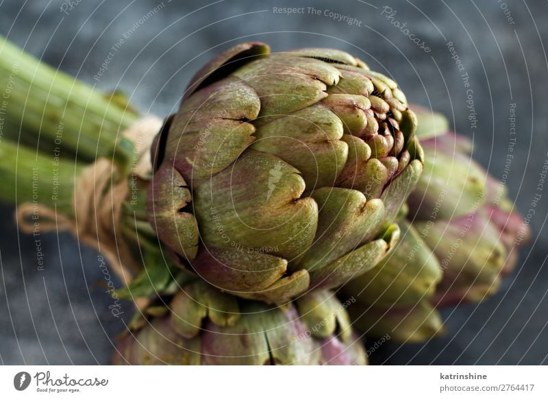 Raw italian artichoke Vegetable Nutrition Vegetarian diet Diet Fresh Natural Gray Green Artichoke Cut Half food healthy Ingredients Italian mediterranean