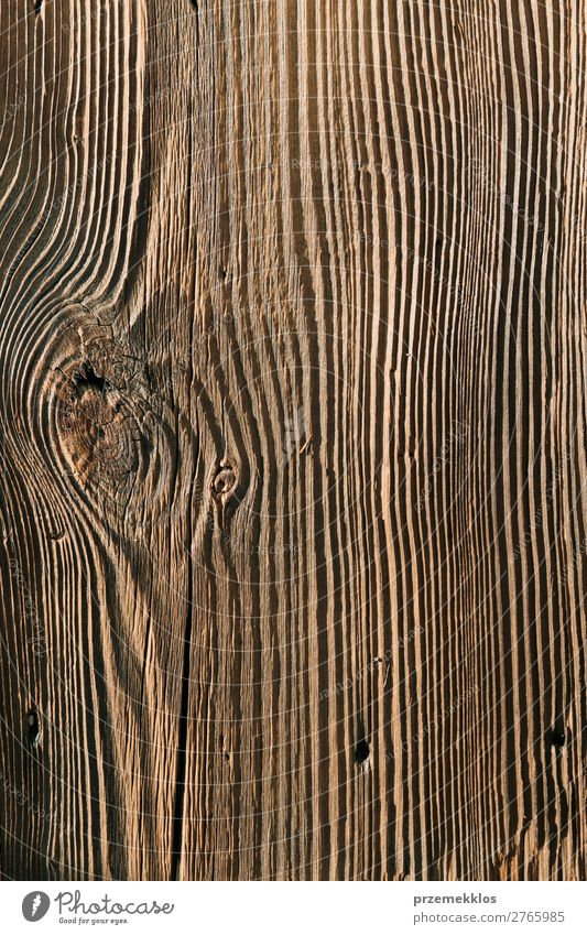 Old wooden plank. Natural background, backdrop. Design Table Wallpaper Nature Wood Dark Retro Brown Blank board empty Story frame grain Grunge hardwood Material