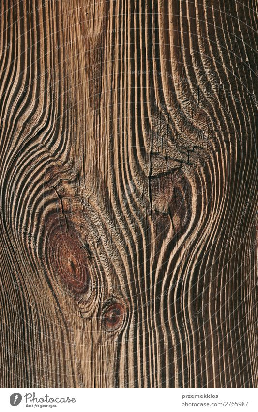 Old wooden plank. Natural background, backdrop. Design Table Wallpaper Nature Wood Dark Retro Brown Blank board empty Story frame grain Grunge hardwood Material