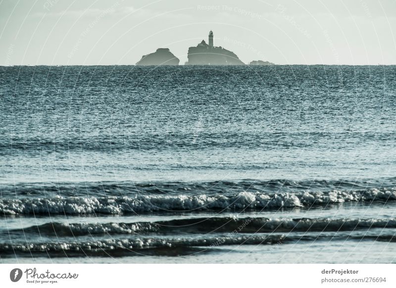 To the horizon and no further Ocean Environment Nature Landscape Elements Air Water Sky Sun Spring Climate Beautiful weather Rock Waves Coast Lakeside Beach Bay