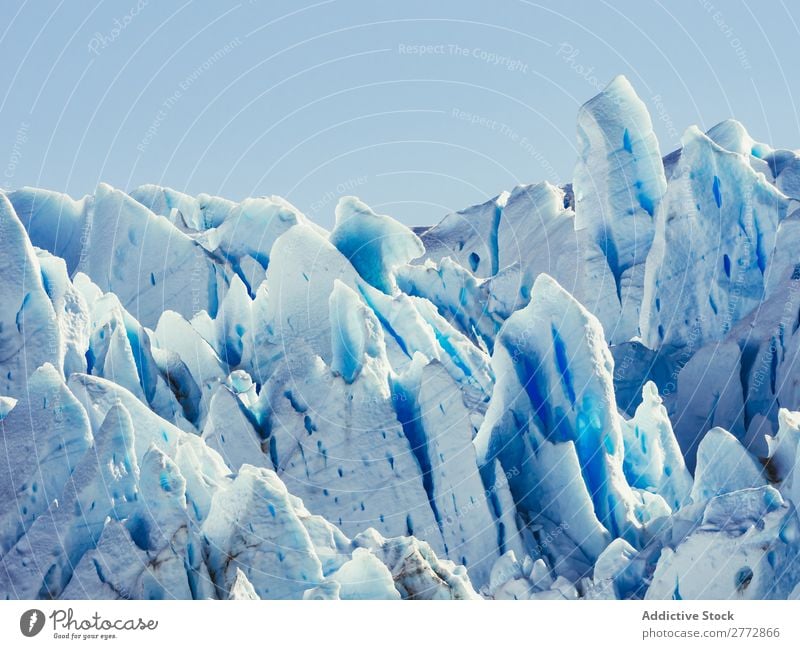 Sharp formations of ice Ice Formation Frozen Blue White Bright Crystal spiked Natural Cold Seasons icy Icicle Colour Structures and shapes Fresh Exterior Freeze