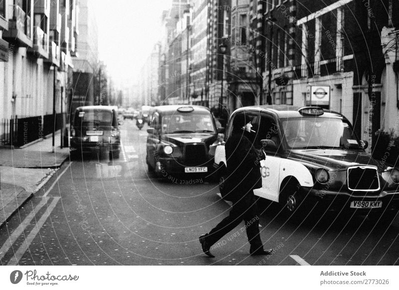 Streets of London city. England Great Britain City Transport Taxi Car Industrial Crossing Driving united Landmark Tourist Famous building Tourism kingdom big