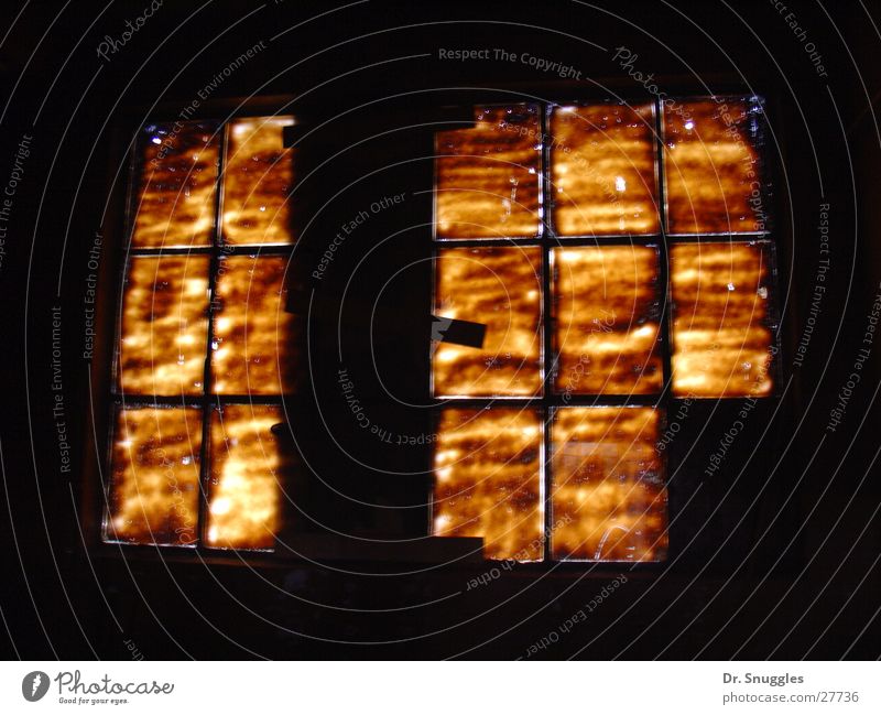 no transparency Window Factory Closed Brown Yellow Dirty Light Dark Industry Old Colour DLW Glass