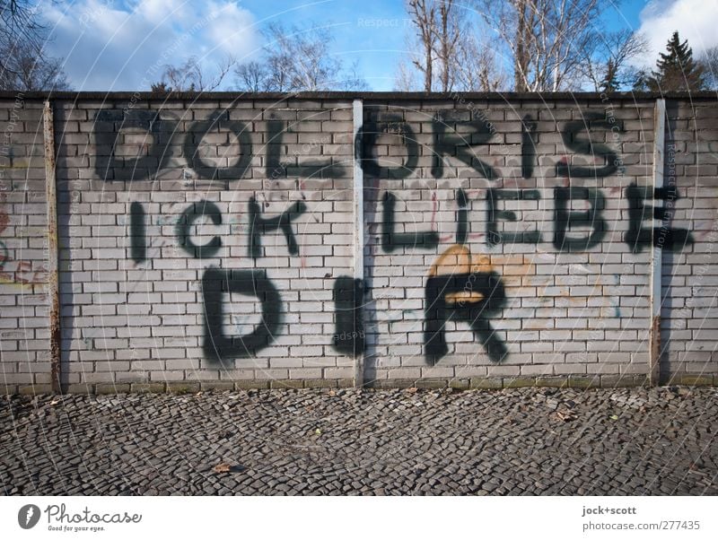 D O L O R I S Clouds Kreuzberg Sidewalk Love Happy Uniqueness Passion Infatuation Emotions Joie de vivre (Vitality) Optimism Paving stone Dialect