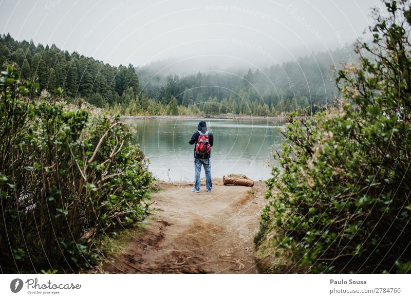 Hiking Vacation & Travel Tourism Trip Adventure Freedom Sightseeing Jogging Human being Masculine Young man Youth (Young adults) 1 13 - 18 years Environment