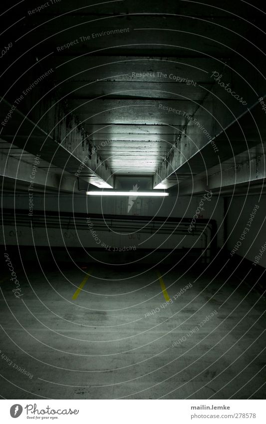 multi-storey car park Wellington New Zealand Downtown Deserted Parking garage Wall (barrier) Wall (building) Concrete Threat Dirty Dark Cold Gloomy Town Blue