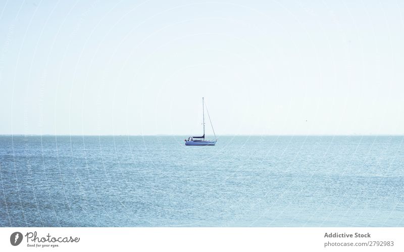 Boat between waves on water surface Watercraft Wave Surface Netherlands Splash Floating Ocean Sunbeam Weather waving Natural Nature Liquid Sunlight Sail Sailing