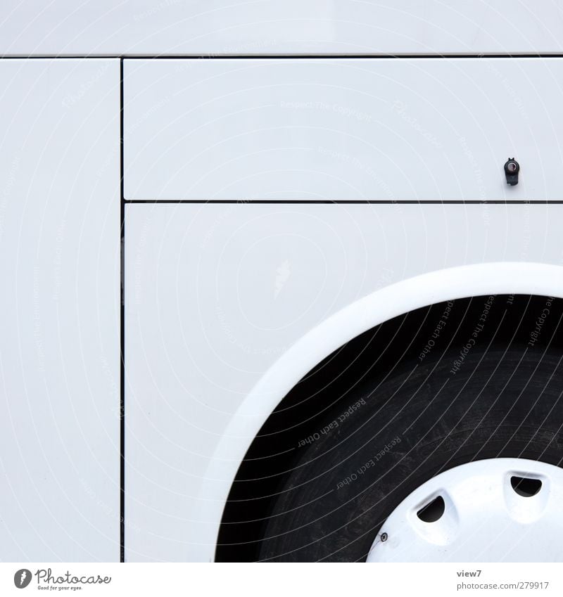 wheel+box Passenger traffic Public transit Vehicle Bus Metal Line Stripe Esthetic Authentic Simple Elegant Fresh Cold Cliche White Beginning Uniqueness Accuracy