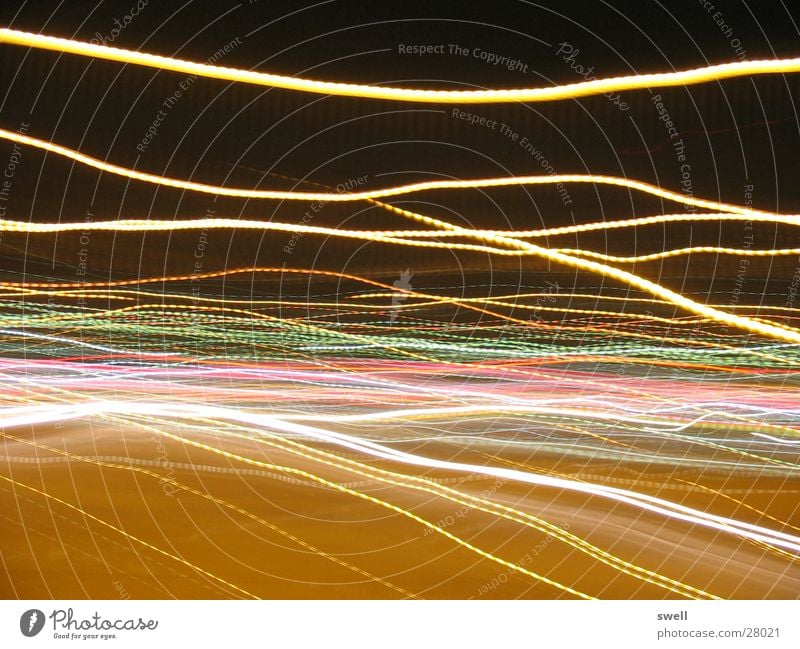 I'm so dizzy Night Traffic light Long exposure Rotate Street Colour Movement