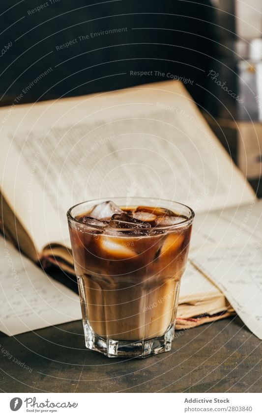 Cold espresso coffee glass Antique Aromatic Beans Beverage Book Breakfast brew Brown Caffeine Coffee Coffee break Coffee pot Cream Cup Drinking Enamel