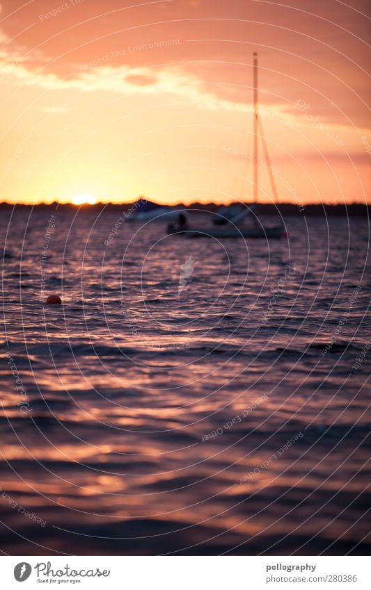 it was nice Vacation & Travel Trip Far-off places Freedom Summer Summer vacation Sun Ocean Waves Nature Landscape Water Sky Clouds Horizon Sunrise Sunset