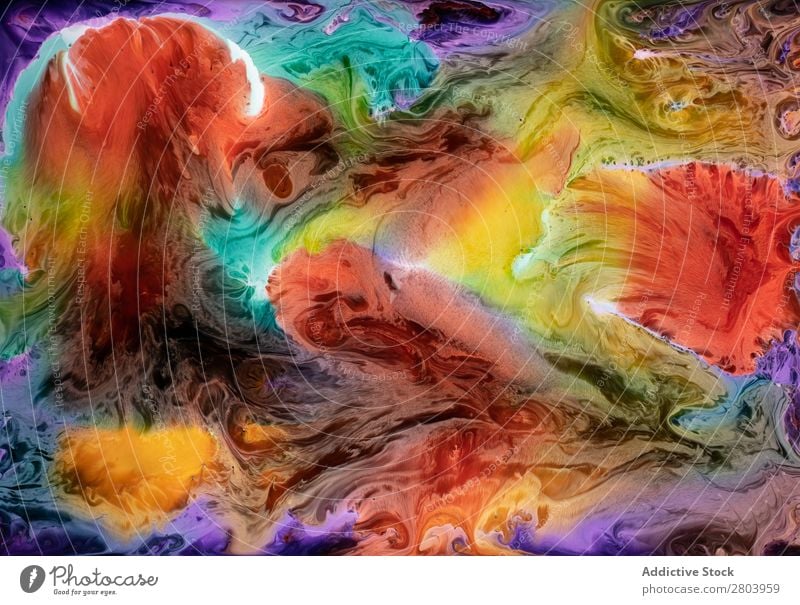 Abstract flow of liquid paints in mix Flow Painting (action, artwork) Liquid Mix Background picture Movement Surface slow Watercolor Fluid Transparent Art