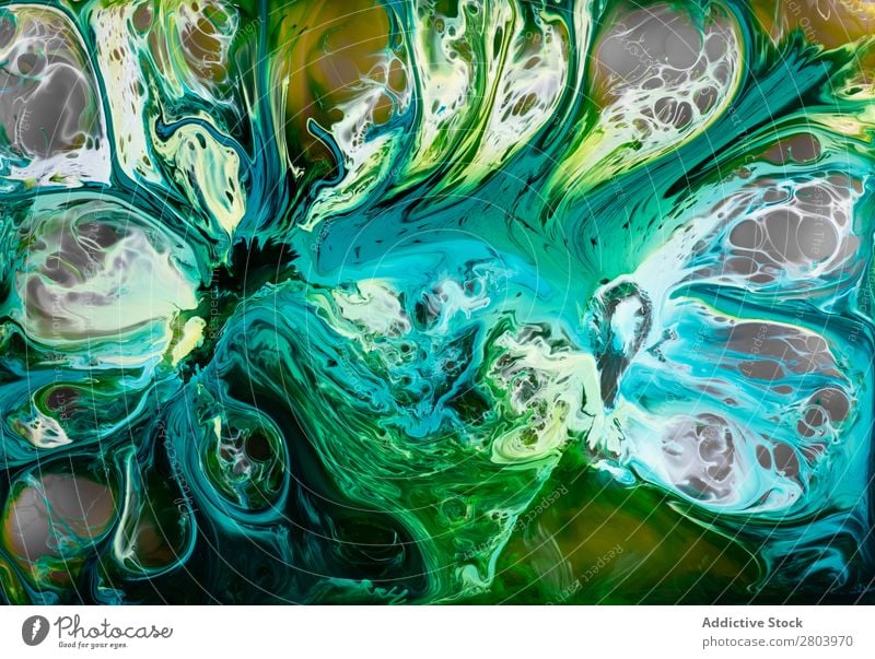 Abstract flow of liquid paints in mix Flow Painting (action, artwork) Liquid Mix Background picture Movement Surface slow Watercolor Fluid Transparent Art