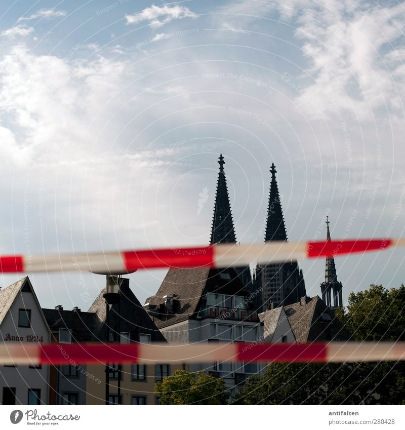 Cologne II Architecture Culture Town Downtown Old town House (Residential Structure) Church Dome Tower Manmade structures Building Facade Window Roof