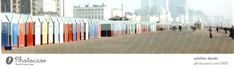 Brighton England Coast Ocean Human being street