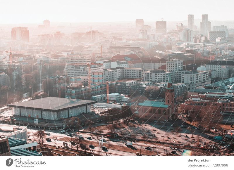 Berlin Panorama with view to the West City trip Freedom Sightseeing Landscape Adventure Autumn Capital city Manmade structures Architecture Tourist Attraction