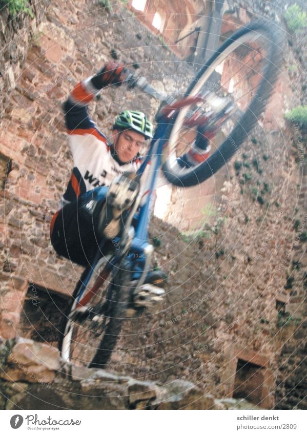 Flying Bike Boys Action Mountain bike Photographic technology biking Bicycle Thrill