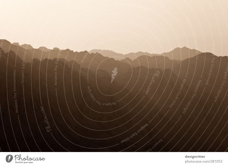 certainty Nature Landscape Sunrise Sunset Sunlight Rock Mountain Peak Desert Mount Sinai Egypt Israel Asia Old Esthetic Dark Brown Yellow Gold Orange Calm Hope