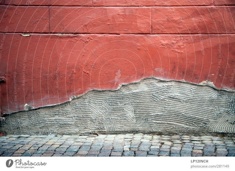 LG.WallArt.II Luneburg Old town House (Residential Structure) Architecture Wall (barrier) Wall (building) Stone Broken Disaster Design Curve Diagram Town