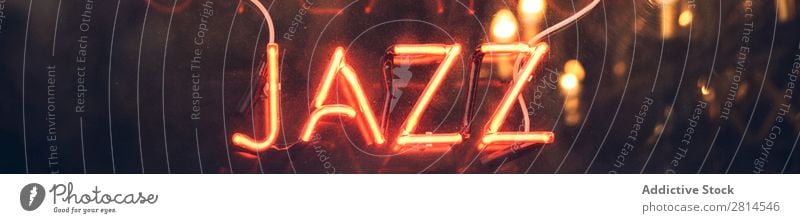 Orange neon light sign Neon Sign Jazz Light Red Music Bright Illuminate Glow Open Symbols and metaphors Night glowing Signage Colour Design Electric City Lamp