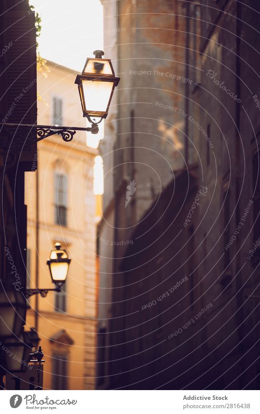 Close-up detail of Rome city, Italy Street Old Vintage Detail European Exterior shot Ancient Italian Destination Vacation & Travel Vantage point Town Landmark