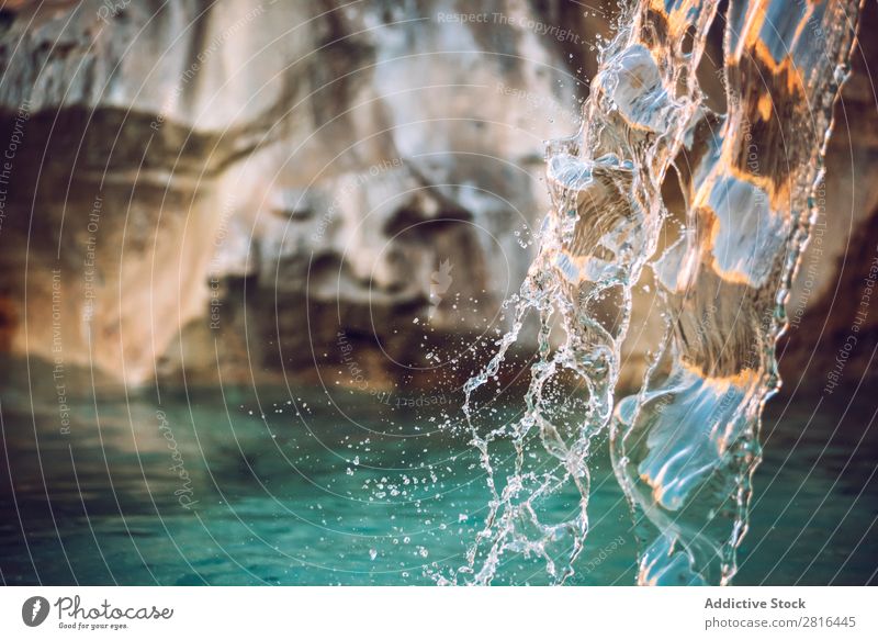 Detail of fountain in Piazza (square) Navona, Rome, Italy. Movement frozen water Places Fine God Greek navona Art arts Italian Classical Square Town Sculpture