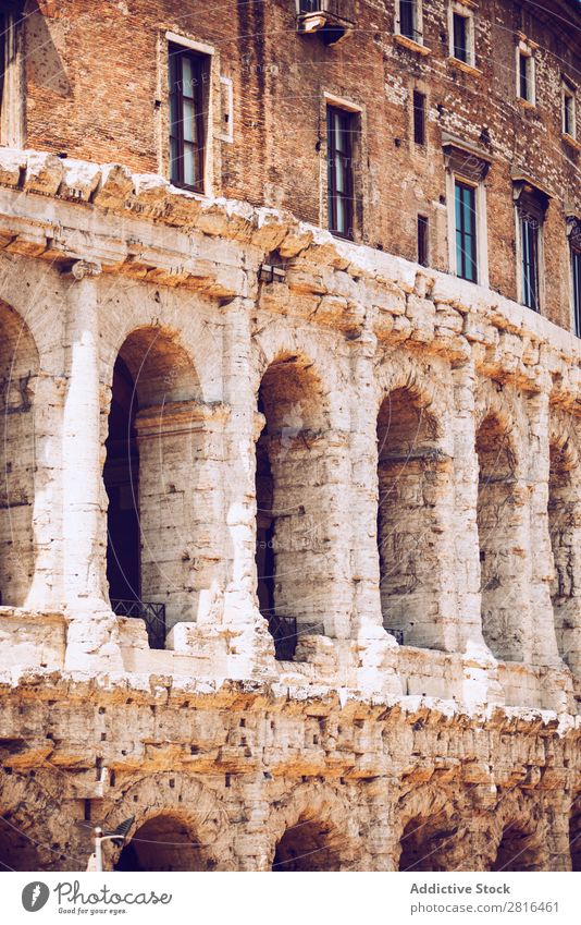 Close-up detail of Rome city, Italy Street Old Vintage Detail European Exterior shot Ancient Italian Destination Vacation & Travel Vantage point Town Landmark