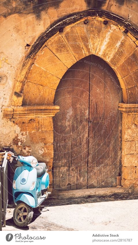 Detail view of typical urban sicilian decoration in Sicily, Italy. Texture background Architecture Europe House (Residential Structure) Mediterranean Art Street