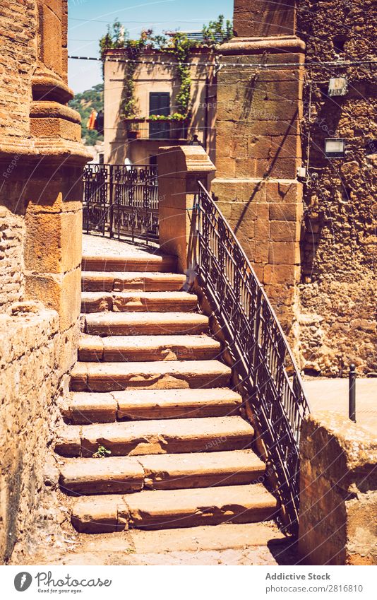 Detail view in Piazza Armerina, Sicily, Italy Places armerina Vacation & Travel Vantage point Old Church Architecture Mediterranean Island Town Building City