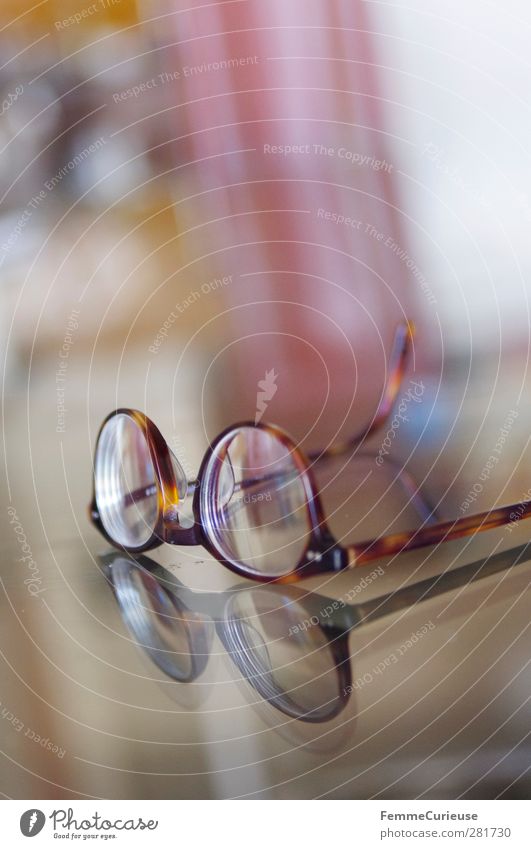 Always keep an eye on things. Nose Identity Eyeglasses Person wearing glasses Spectacle frame Glass Reflection Pane Tabletop Pattern Brown Smart Intellectual