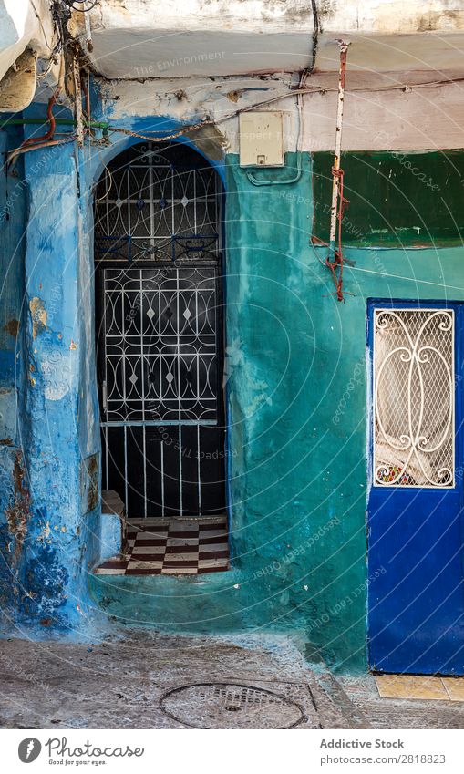 Streets, corners, details and corners of Tanger Tangier Morocco maroc Medina Architecture kasbah Old riad Door Window Detail Arabic Moslem Vantage point