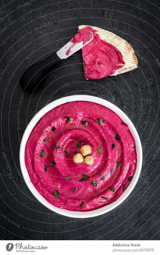 Beet Hummus Red beet Background picture Healthy Vegetarian diet Vegan diet Food Diet Bread beetroot Wood Vegetable Lunch Appetizer Bowl Meal Cooking Dish Toast