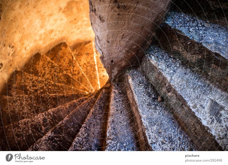 stairway to hell Ruin Lighthouse Stairs Dark Discover Expectation Colour photo Interior shot Shallow depth of field