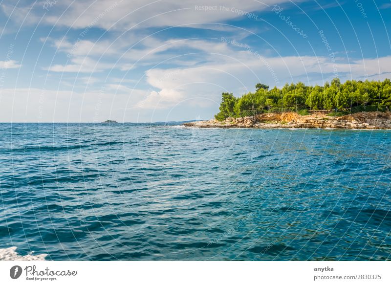 View to the island in Croatia Beautiful Vacation & Travel Tourism Trip Summer Ocean Island Wallpaper Sailing Nature Landscape Sky Horizon Coast Town Watercraft