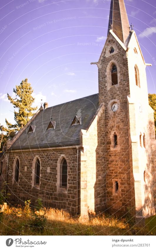 Schierke Church skirk Religion and faith Harz Brocken Building Manmade structures Old Original Positive Vacation & Travel Tourism Saxony-Anhalt Wernigerode