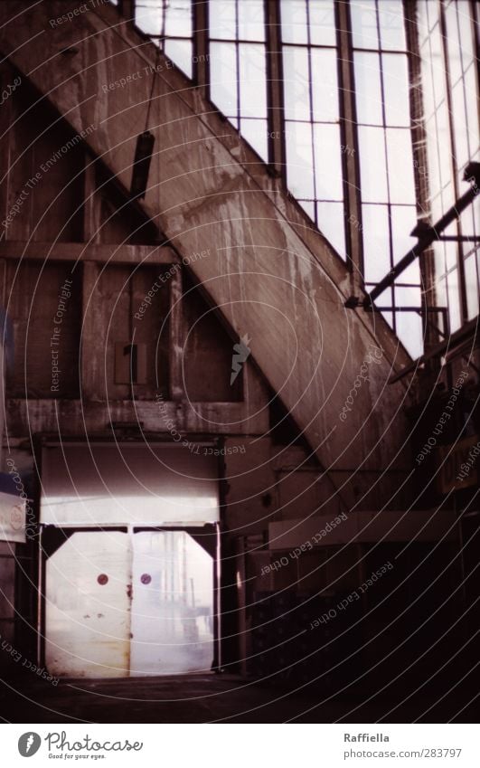 Market Hall III House (Residential Structure) Marketplace Wall (barrier) Wall (building) Window Door Dark Glazed facade Concrete wall Arch Covered market