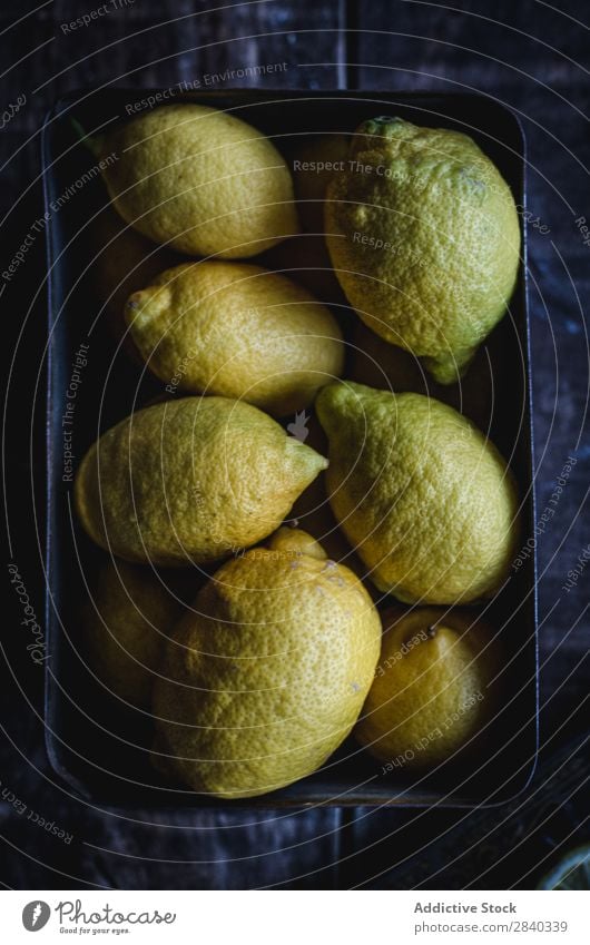 Tasty lemons on wooden table Lemon Fresh Fruit Food Healthy citrus Yellow Sweet Organic Mature Juicy Slice Vitamin Natural Vegetarian diet Ingredients Tropical