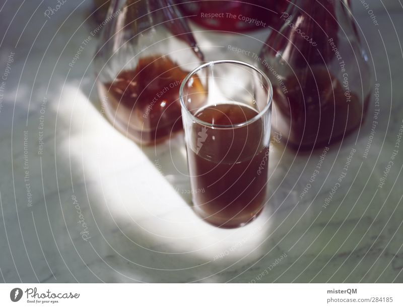 Una Spezi Por Favor. Art Esthetic Beverage Beer garden Glass Cola Thirst Thirst-quencher Colour photo Subdued colour Exterior shot Close-up Detail