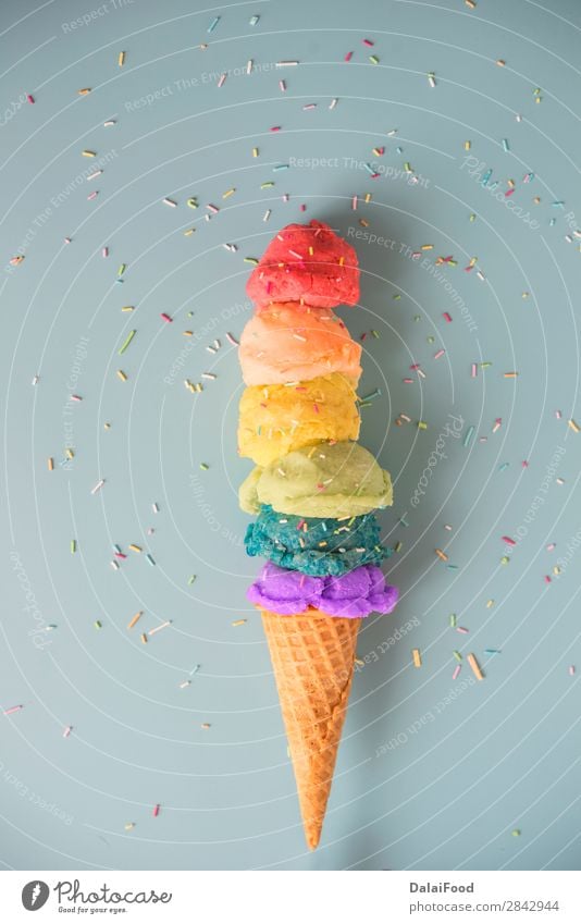 Ice cream for lgbt party Happy Freedom Summer Feasts & Celebrations Audience Human being Homosexual Hand Heart Flag Love Blue Pride Equal background bisexual