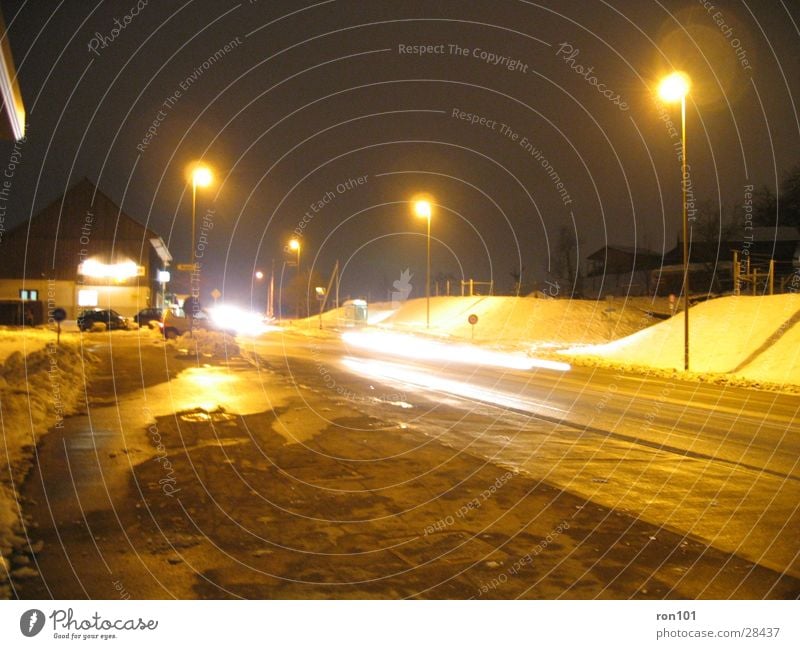 street style Lantern Street lighting Long exposure Car Lighting Snow