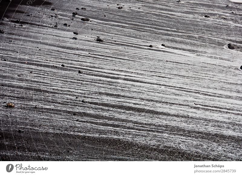 Volcano beach in Puerto de la Cruz, Tenerife Earth Sand Water Esthetic Background picture Beach Black Black & white photo Ocean Coast Island Volcanic