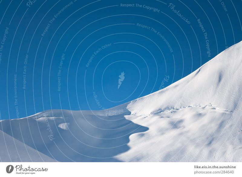 the profile of...goethe!? Environment Nature Landscape Sky Cloudless sky Horizon Sunlight Winter Climate Weather Beautiful weather Ice Frost Snow Drought Hill