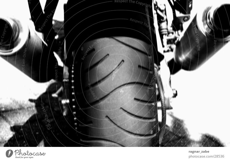 burning the road 900 Exhaust Wheel Transport ducati Black & white photo