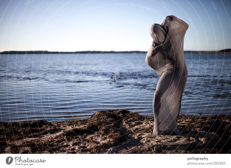 abstract bodies (16) Human being Masculine Young man Youth (Young adults) Man Adults Life Body 18 - 30 years Landscape Water Sky Cloudless sky Horizon Summer