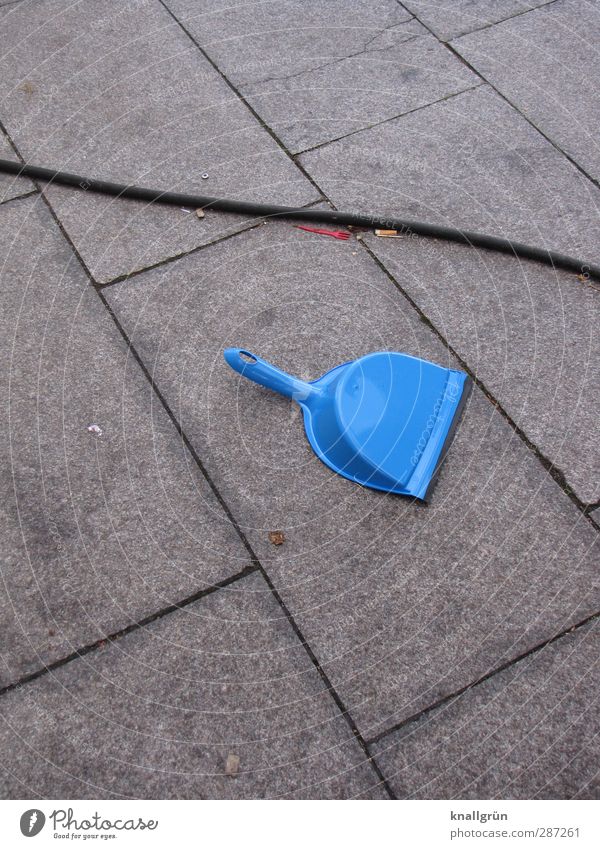 Christmas Market (back) dustpan dirty shed Cable Cigarette Butt French fries fork french fries Lie Dirty Town Blue Gray Black Emotions Orderliness Cleanliness