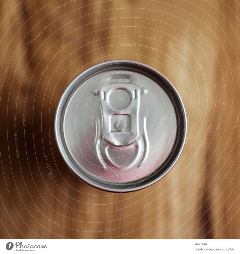 canned food Beverage Cold drink Lemonade Spirits Sparkling wine Prosecco Gray Tin Thirsty Opinion Bird's-eye view Colour photo Interior shot Studio shot