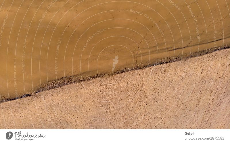 Beautiful aerial view of a beach with waves Vacation & Travel Tourism Summer Sun Beach Ocean Wallpaper Nature Landscape Sand Coast Aircraft Natural Above Blue