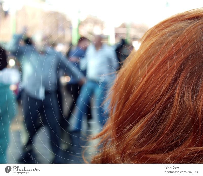 spectator Head Hair and hairstyles Group Dance Joy Contentment Political movements Audience Observe Red-haired Exuberance Together Dance party Dance floor